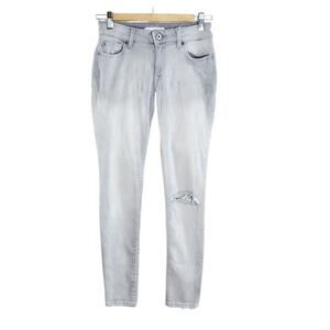 DL1961 Emma Pixie Power-Legging jeans in Pixie Light Grey Size 26